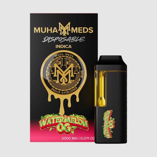 Muha Meds Distillate All-in-One Vape - Watermelon Moonshine | NOXX