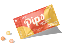 Pips - 100mg Crunchy Chocolate Bites 1:3 THC/CBG - Milk Chocolate Caramel