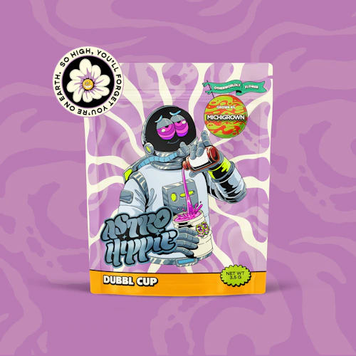 Astro Hippie x Michigrown - 3.5g Prepacked - Double Cup