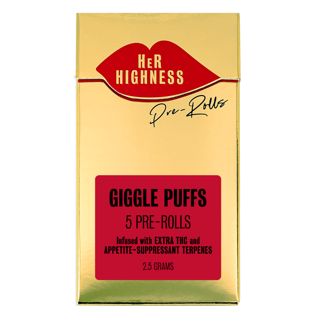 Giggle Puffs | Rainbow Sherbet | Infused | 5pk