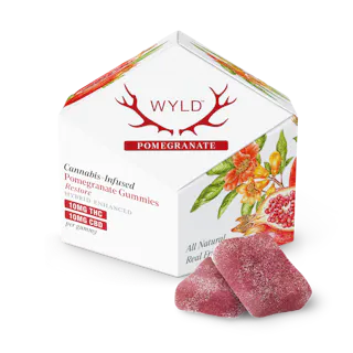 Pomegranate 1:1 CBD + Hybrid Enhanced Gummies