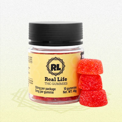 Real Life Botanicals - 50mg Gummies - Blood Orange - EDIBLES by Real Life Botanicals at King of Budz