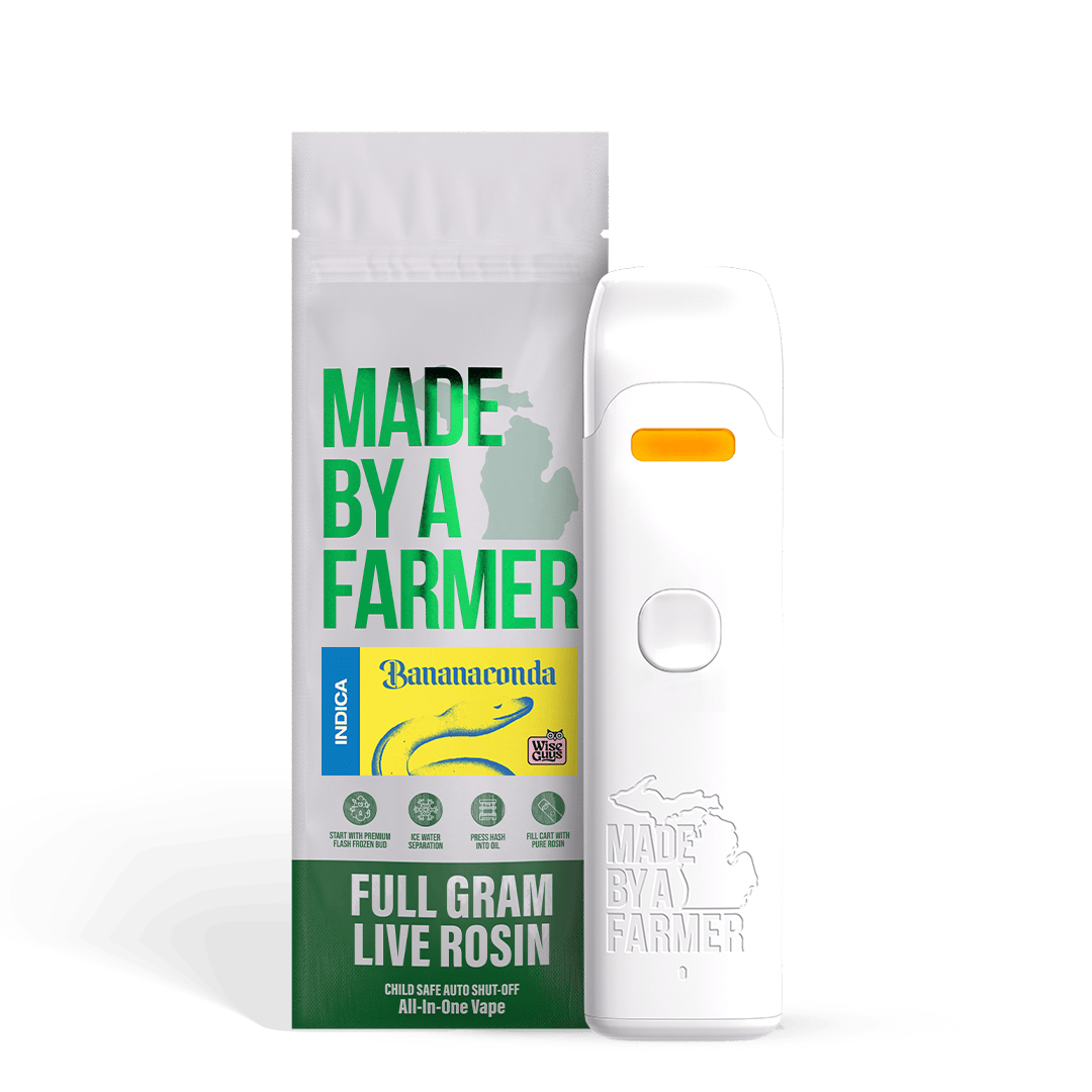 Made By A Farmer - 1g Live Rosin Disposable - Bananaconda
