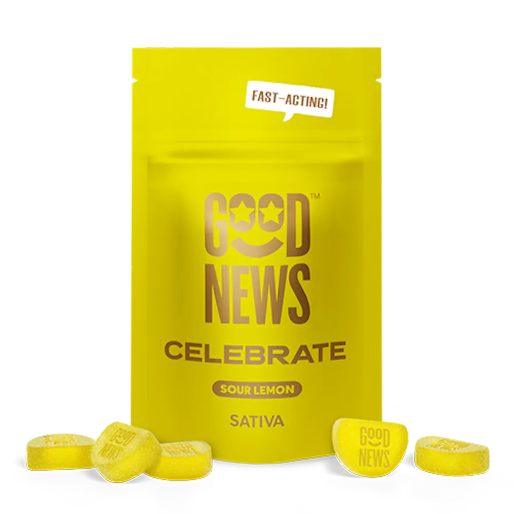 Product Good News Celebrate Sour Lemon Gummies