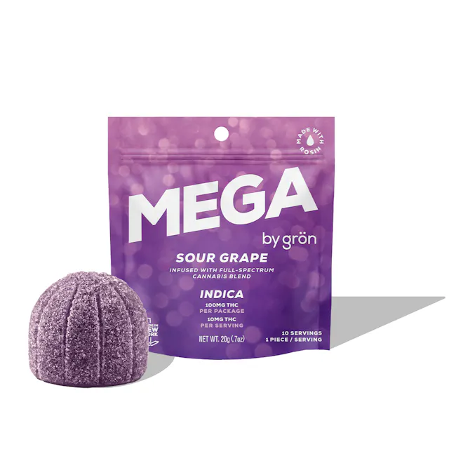 Grön Sour Grape MEGA - THC  - Indica