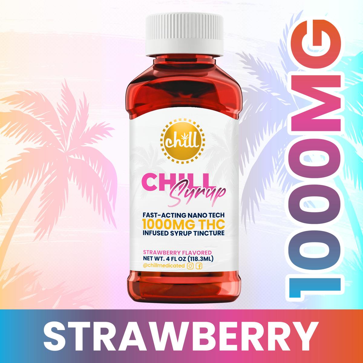 Product: Chill | Strawberry | THC Infused Syrup