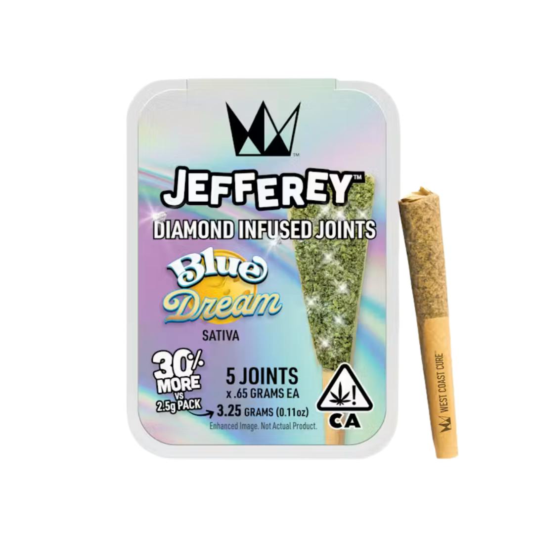 BLUE DREAM 5PK LIVE RESIN INFUSED DIAMONDS PREROLLS