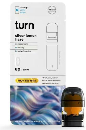 Turn | Silver Lemon Haze Live Resin | Pod | 1g