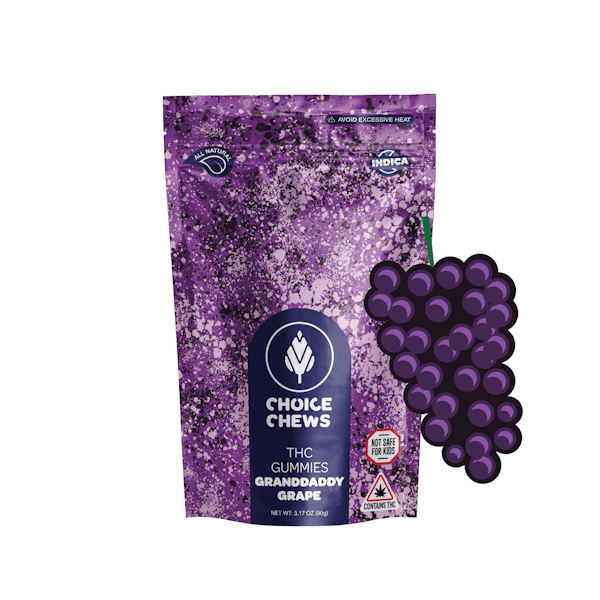 Grandaddy Grape (I) Gummies - 100mg 20pk - Choice