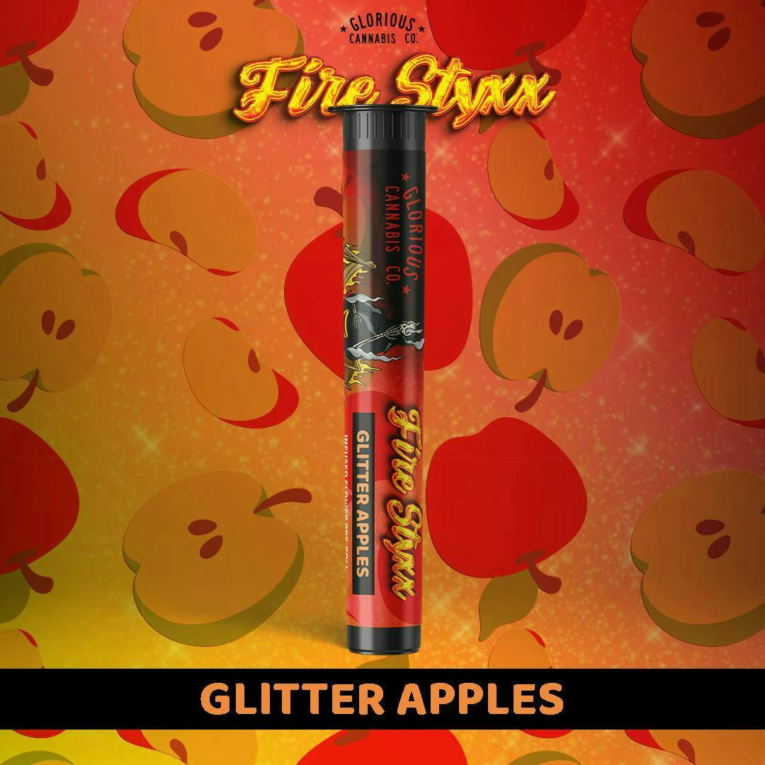Product Glitter Apples Infused Fire Styxx | Pre Rolls | 1g