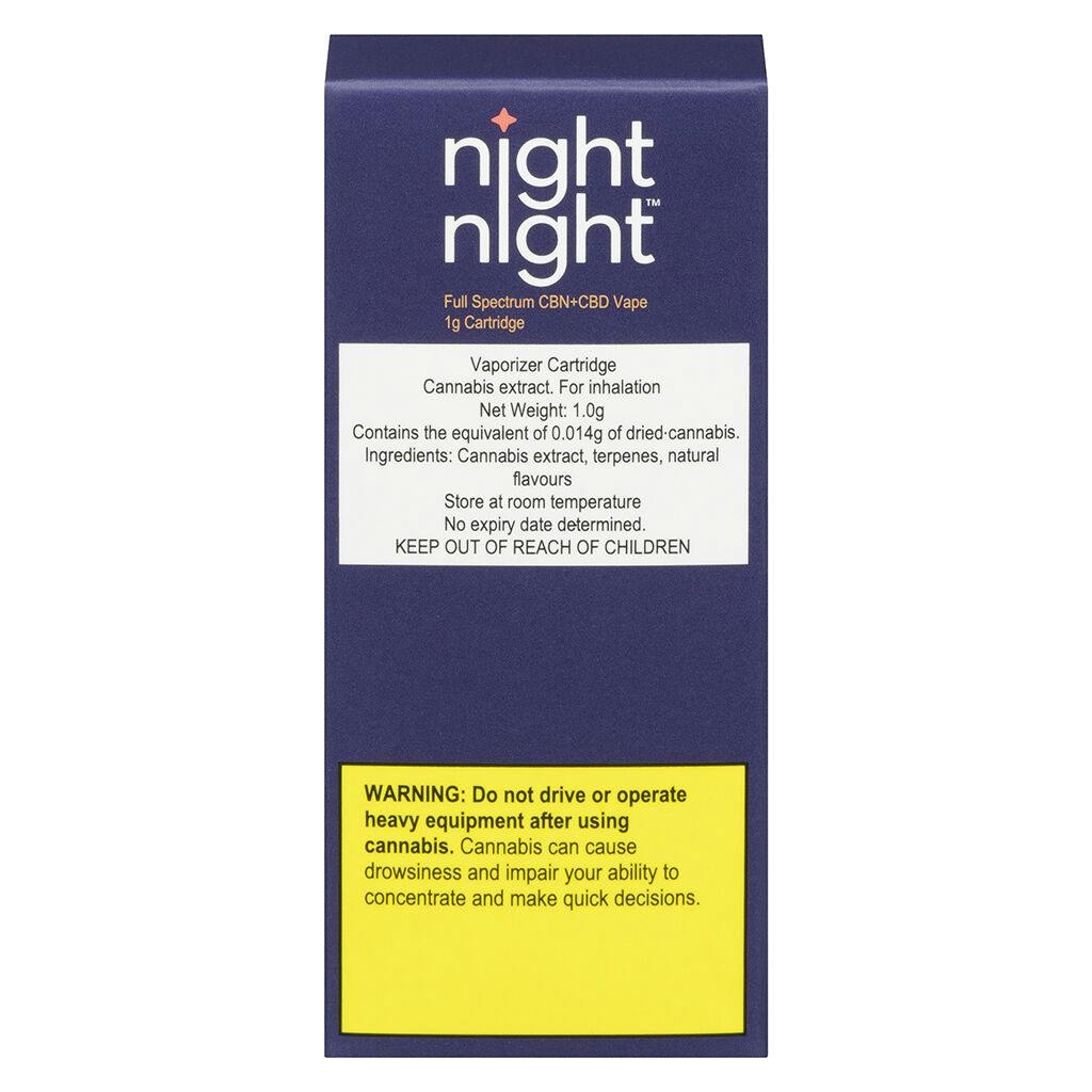 Nightnight - full spectrum cbn+cbd 510 thread cartridge