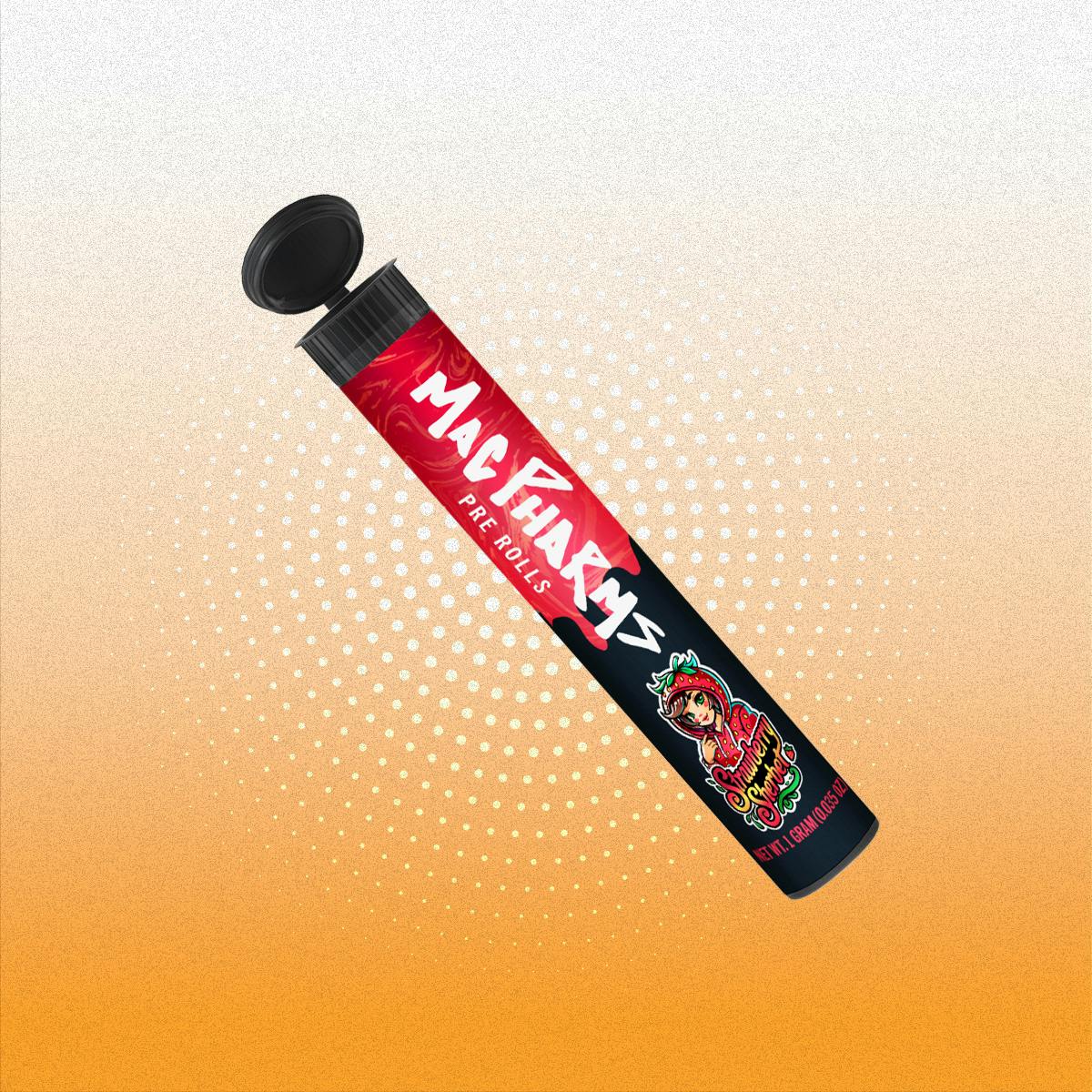 Mac Pharms - 1g Preroll - Strawberry Sherbert