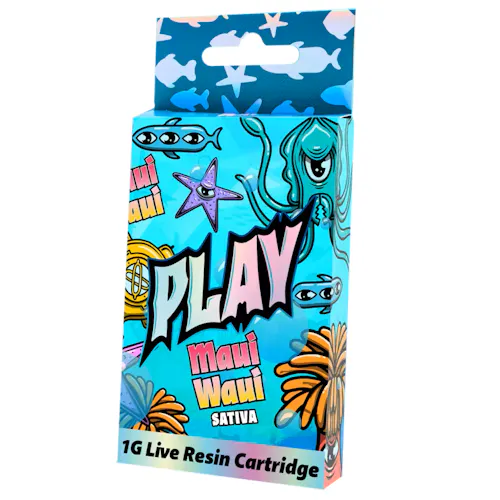 Play Maui Waui Live Resin Infused Cartridge Rec-1