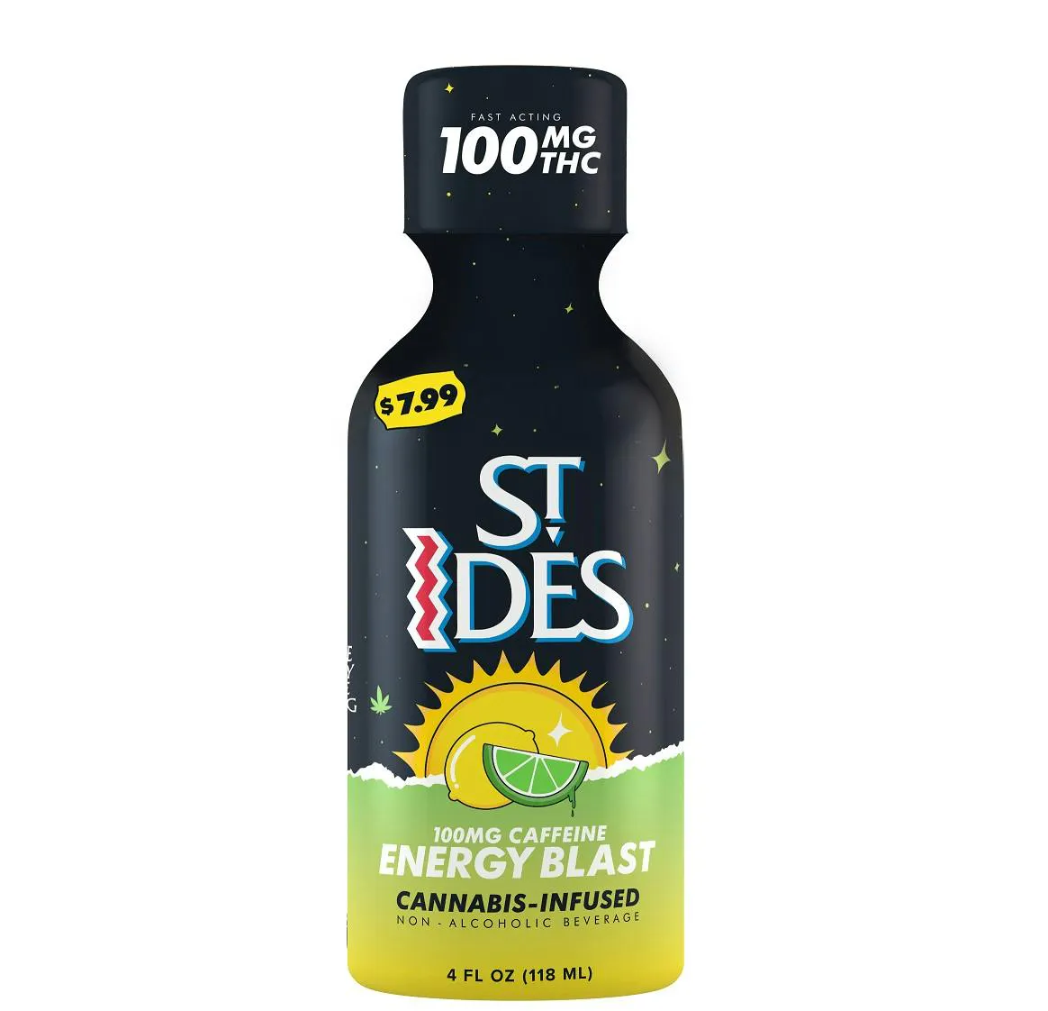 St. Ides | N Shot 100mg | Energy Blast 4oz | BUZZ - La Mesa
