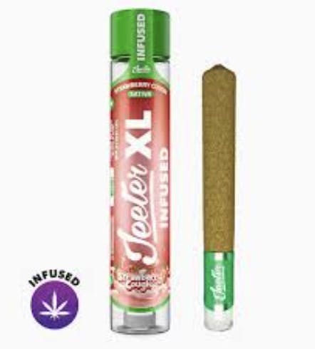 Photo of Strawberry Cough Jeeter XL Infused Pre-Roll | 2g
