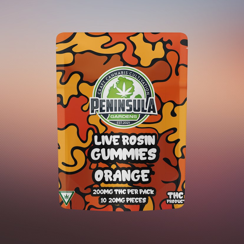 Peninsula Gardens - Orange 200mg Gummies