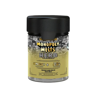 Monopoly Melts x GT x Herb Wealth - 3-Pack 2g Hash Rosin Infused Donuts - Lemonz 41 x Banana Pop Rocks - PRE_ROLLS by Monopoly Melts at King of Budz