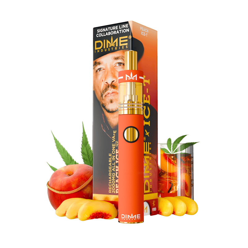 Product Dime - Peach Ice-T Signature Line Disposable Vape (2g)