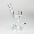One - 6.9" 2 in 1 Bubbler with Graphic - White