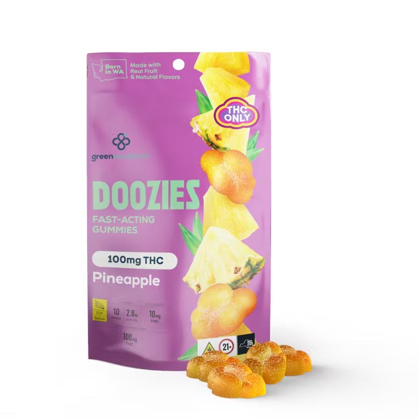 Green Revolution | Pineapple | Doozies | 100mg | 10ct
