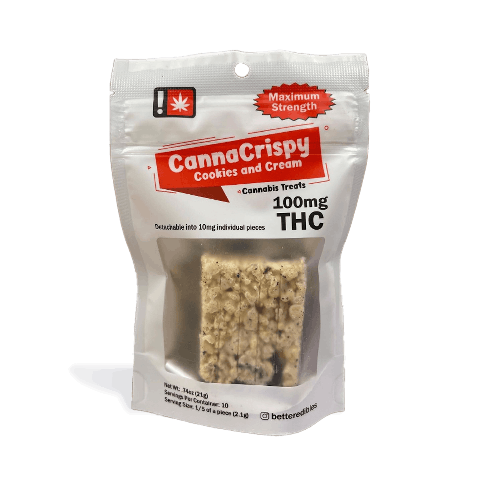 Photo of Cookies And Cream CannaCrispy | 100mg