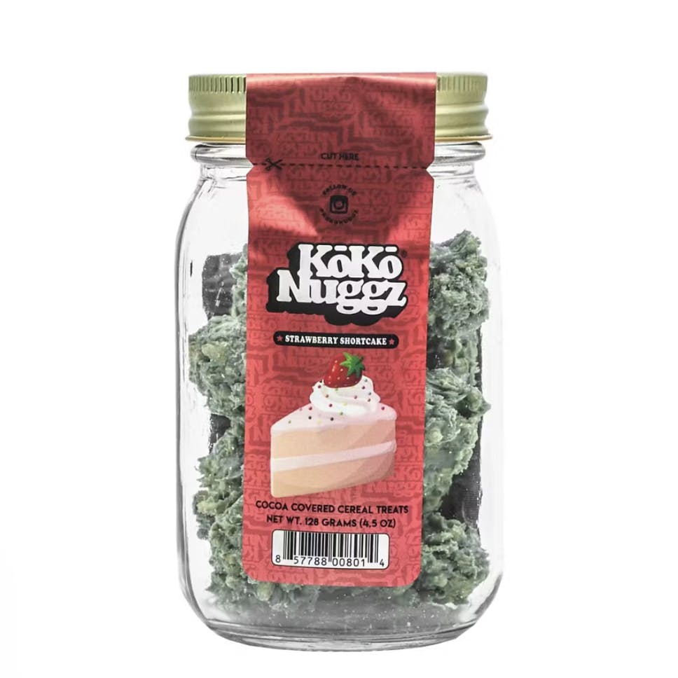 Koko Nuggz | Crispy Treats 100mg | Strawberry Shortcake