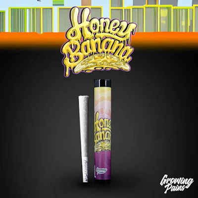 Growing Pains - 1g Preroll - Honey Banana - PRE_ROLLS by Growing Pains at King of Budz