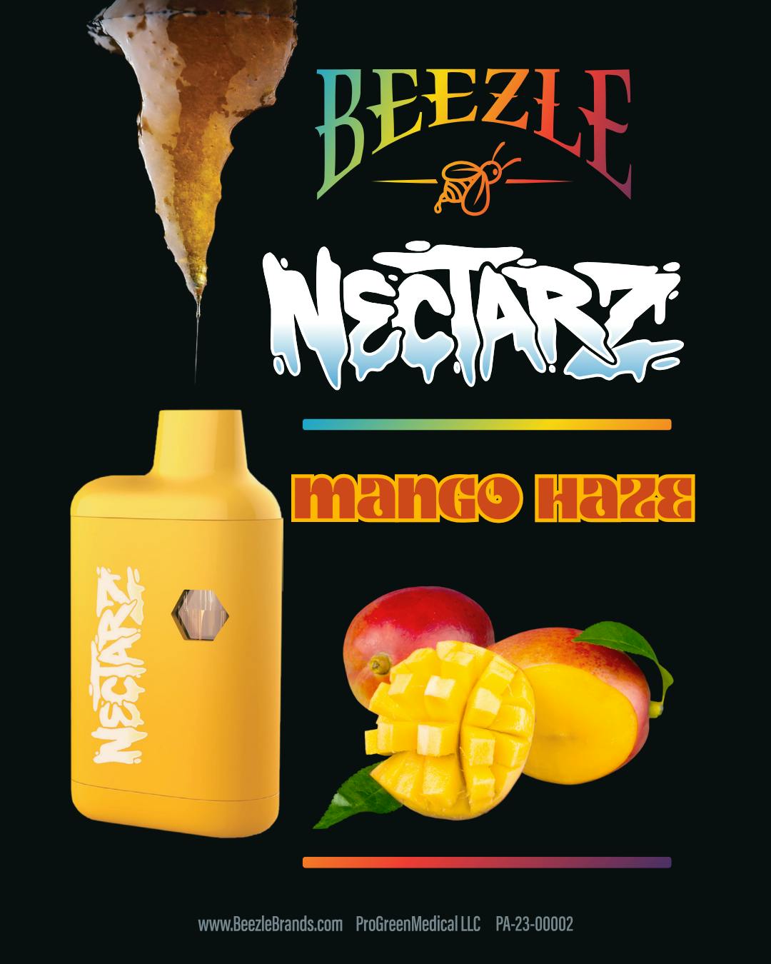 Beezle Beezle | Nectarz Disposable Vape | Mango Haze | 1000mg - Star Buds  Cannabis Dispensaries Cannabis Dispensary in NY, MD, MS, IL, OK