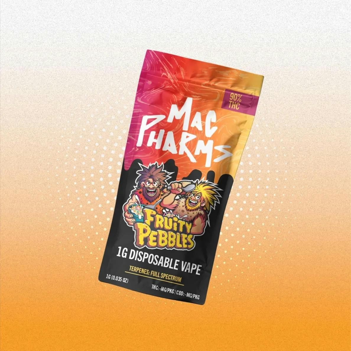 Buy Mac Pharms - 1g Disposable - Fruity Pebbles Disposables Cannabis |  Buffalo, New York