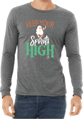 Product: Keep Your Spirits High | Medium | Limited Edition Halloween T-Shirt | Bloom Brand