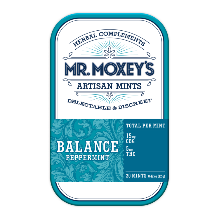 Mr. Moxey's: CBG 3:1 Balance Peppermints - 20pk 400mg