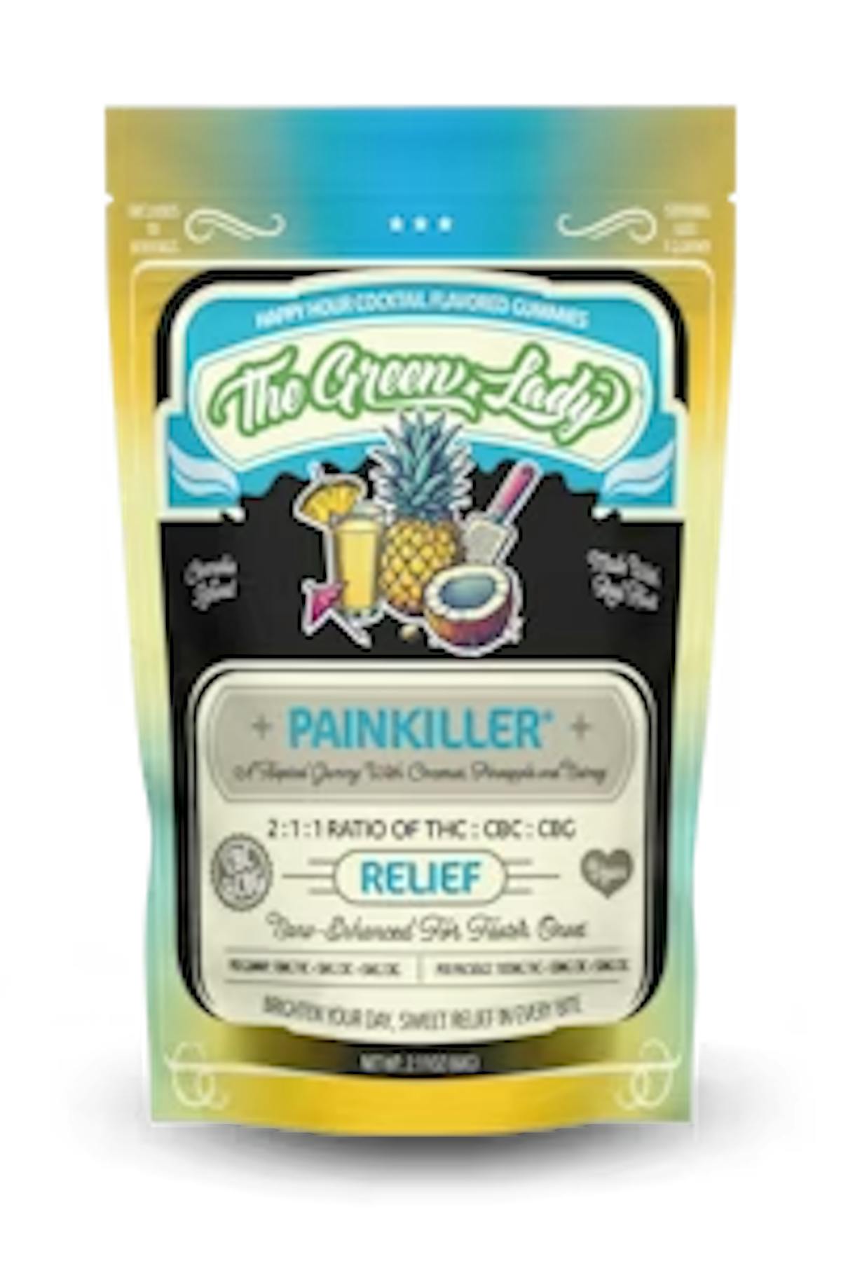 Photo of Painkiller ( Relief) Gummies 2:1:1 THC:CBC:CBG