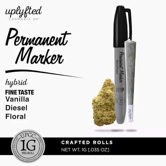 Product: UPLYFTED | PERMANENT MARKER | PRE-ROLL INDICA/HYBRID