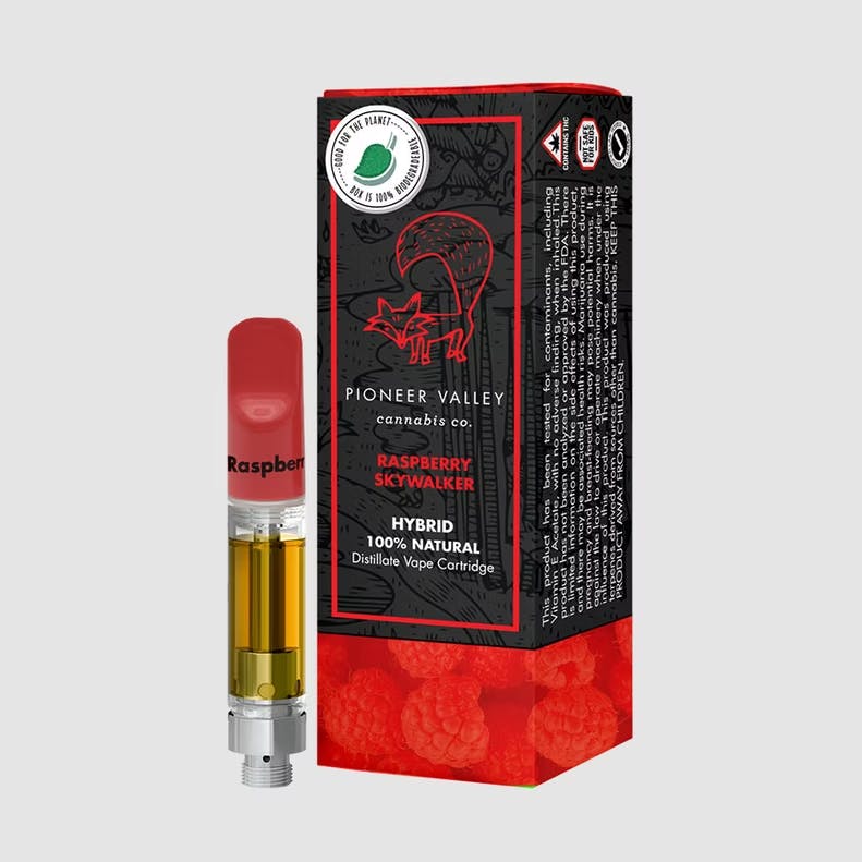 Pioneer Valley - Vape Cart 1g - Raspberry Skywalker