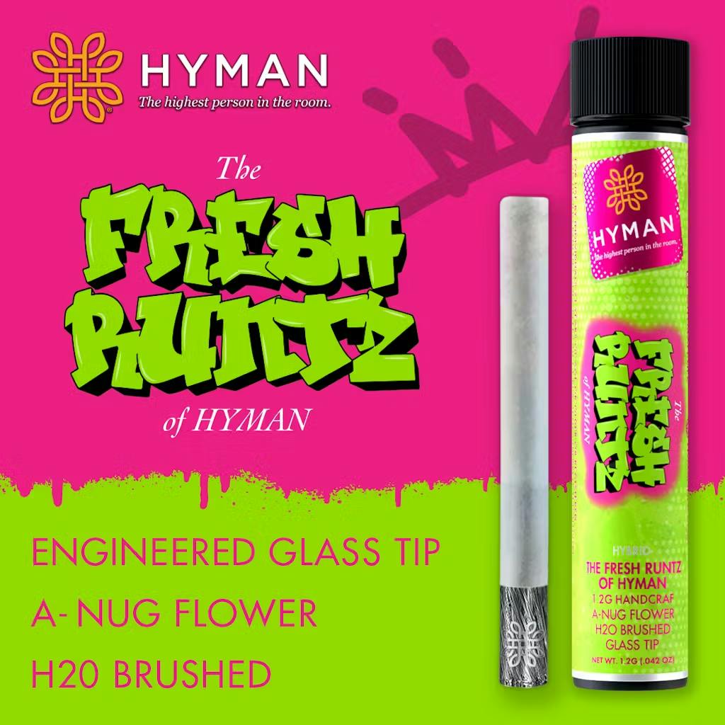 Hyman - 1.2g Handcraft Preroll - Fresh Runtz Of Hyman
