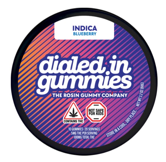 Product Blueberry - Rosin Gummies - 100MG