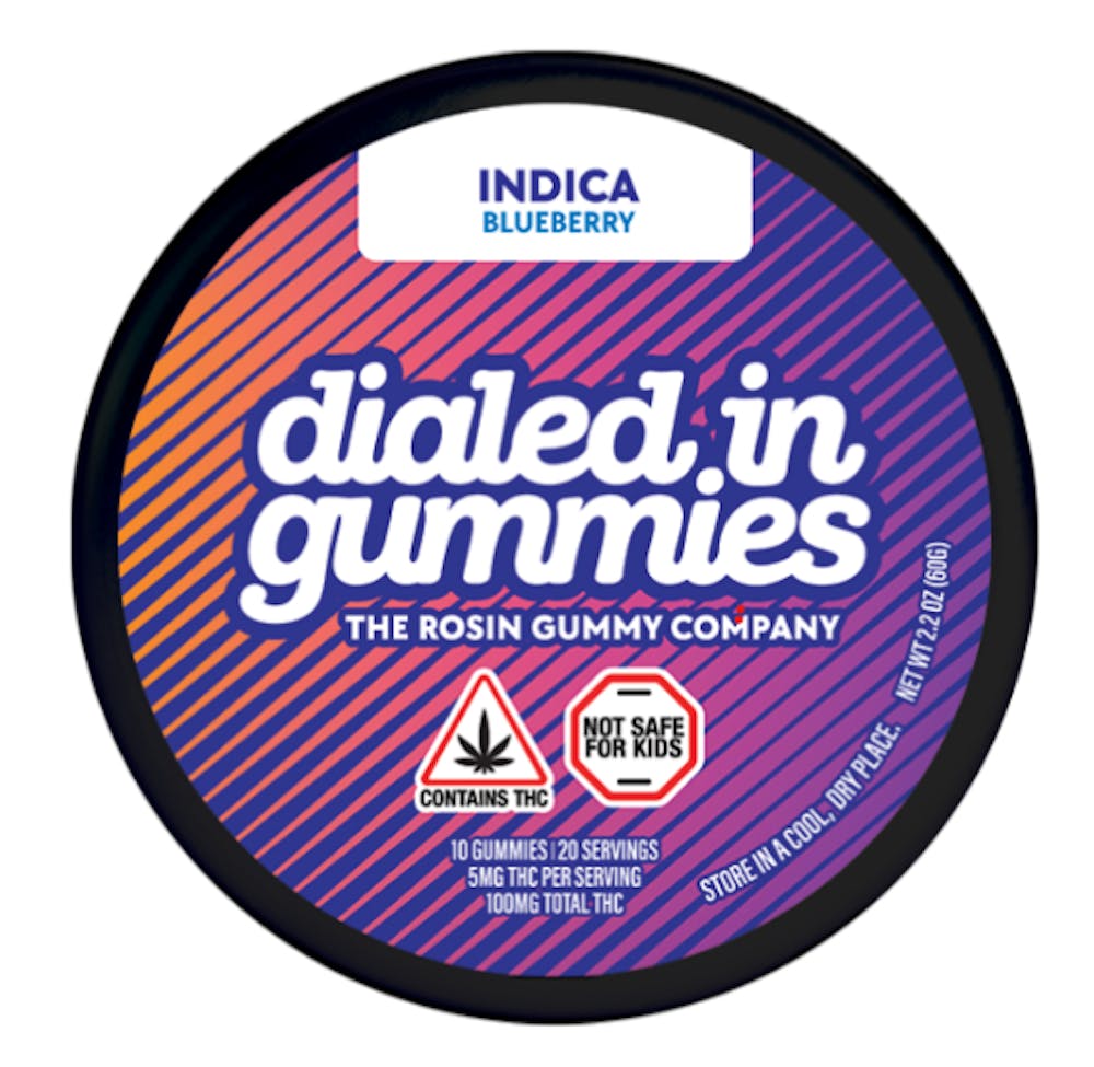 Product Blueberry - Rosin Gummies - 100MG