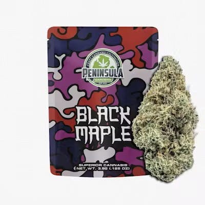 Black Maple - Pre Pack Hybrid by Peninsula Gardens – Flower at Gatsby Cannabis