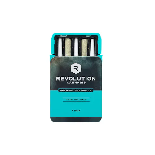 Revolution – Garlic Butter – Pre-Rolls 2.5g 5pk-active