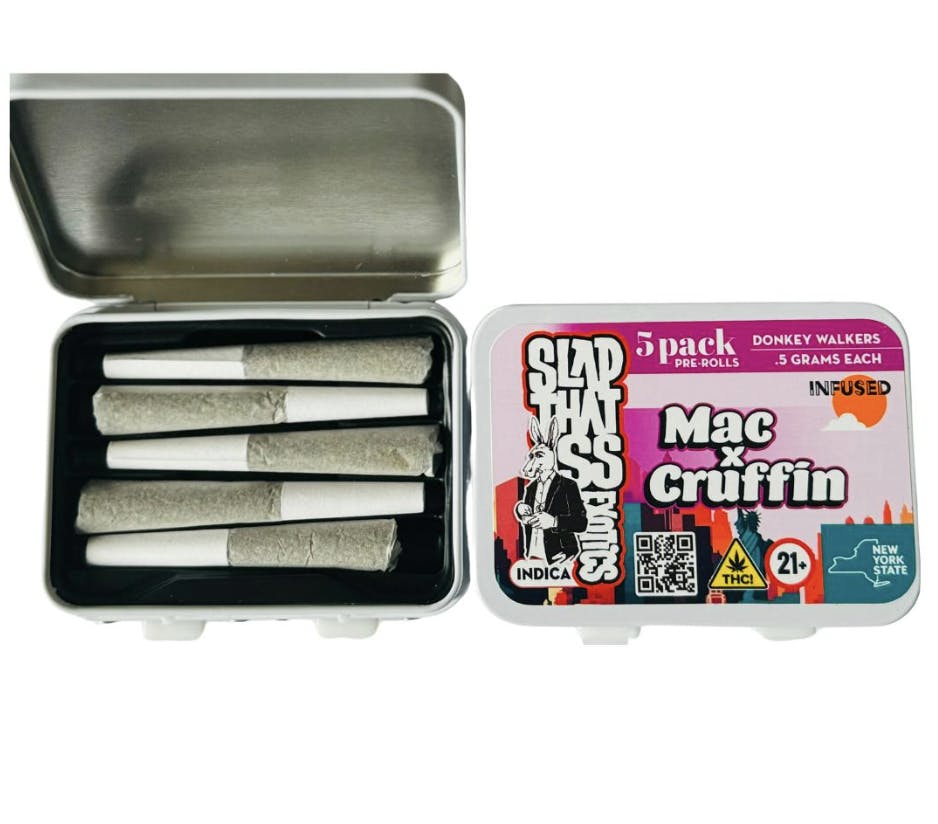 S.T.A Exotics - Mac x Cruffin - 5pk- Infused pre rolls-1