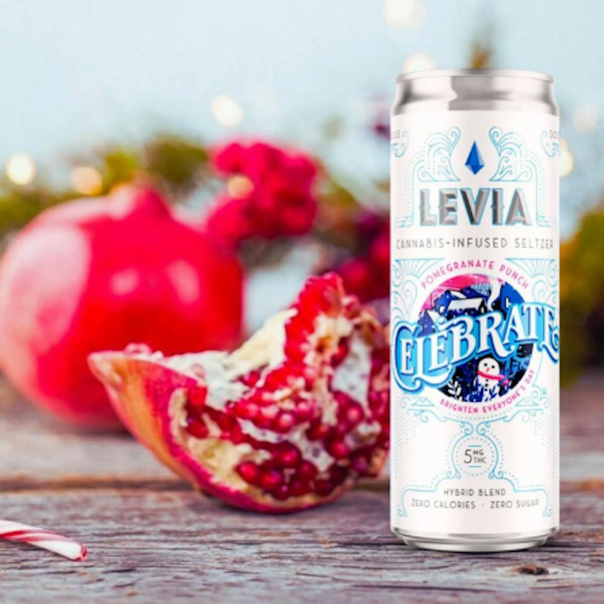 Photo of Celebrate | Pomegranate Punch Seltzer | Levia | 5mg