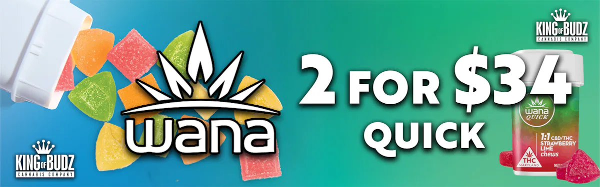 Wana Quicks Gummies 2/$34