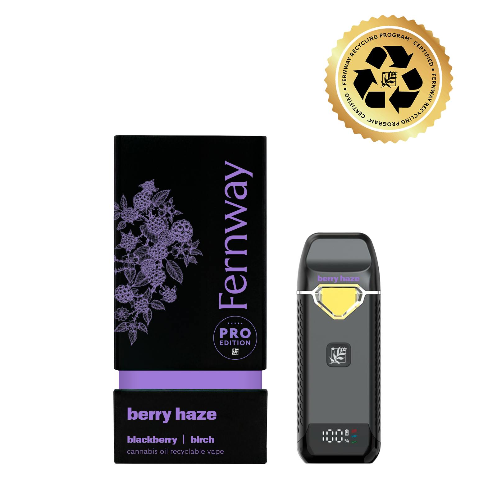 Fernway Berry Haze Traveler Pro AIO Disposable