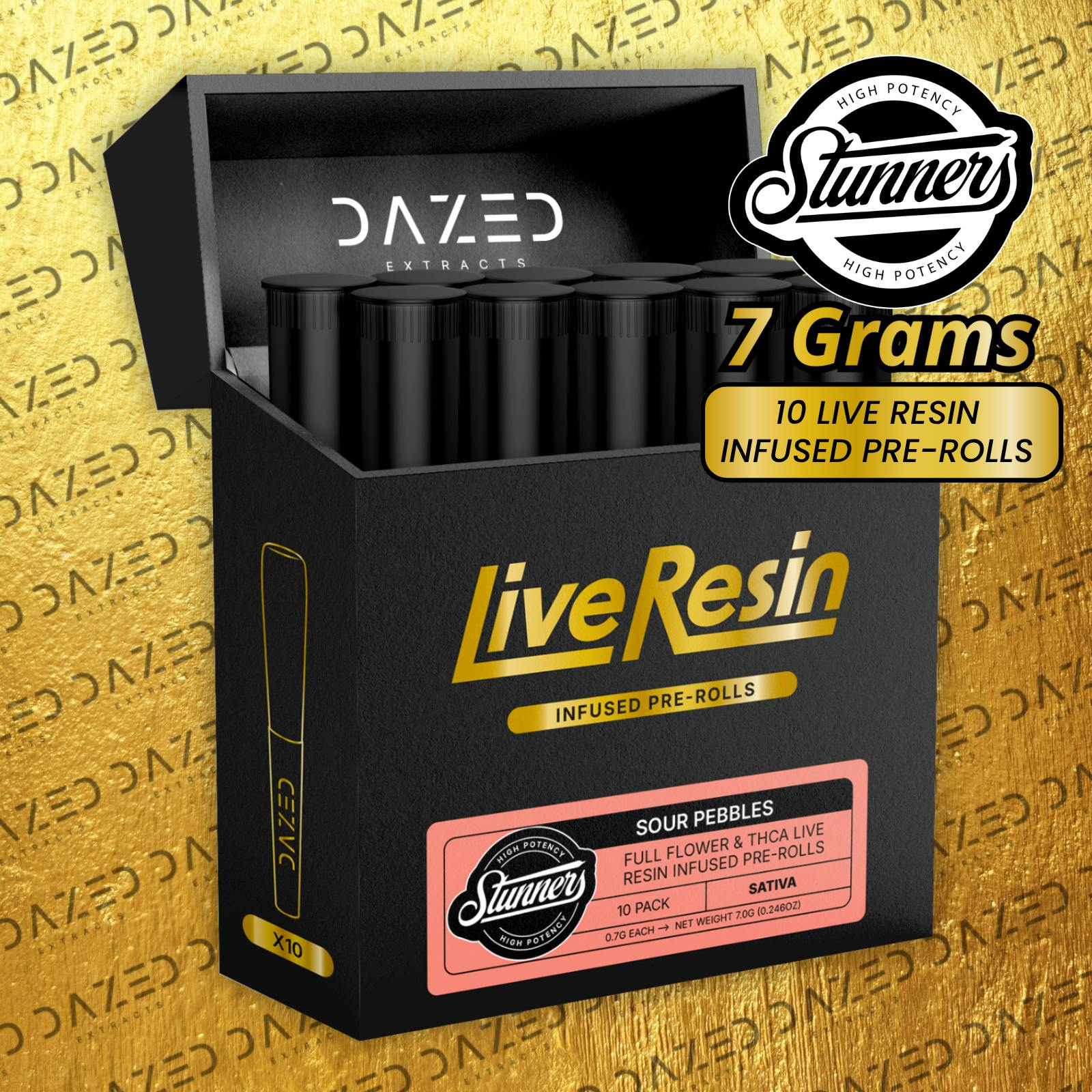 dazed disposable vape Extracts Dazed Extracts | Preroll | Stunners Infused | Horchata 10pk Color:Pop Black x Time Gear Lost Mary MO20000 Pro crystal flavours