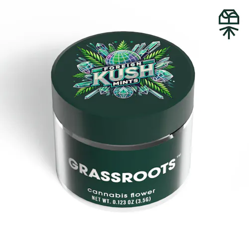 Grassroots Foreign Kush Mints Flower 3.5g-active