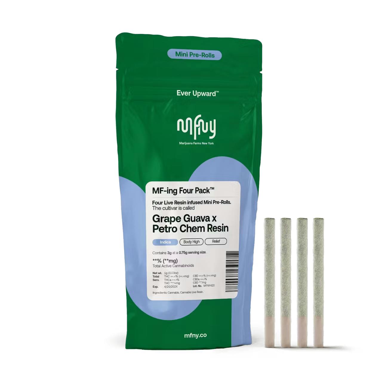 Grape Guava x Petro Chem Live Resin Infused Pre-Roll | .75g | 4 pk-1