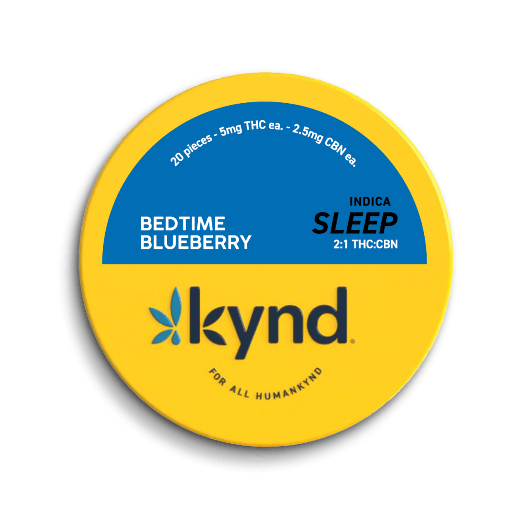 Photo of Kynd Sleep Bedtime Blueberry (I) 2:1 THC:CBN Gummies 5mg 20pk