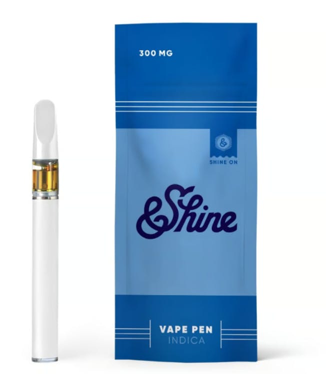 &Shine White Raspberry Distillate Disposable Vape Pen 300mg • Ethos ...