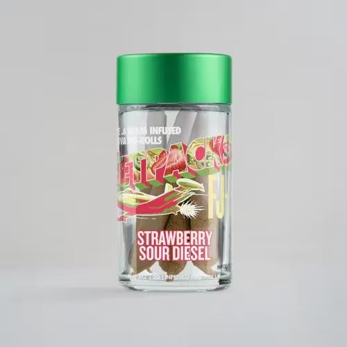 Jetpacks | Strawberry Sour Diesel  | FJ-3 | Infused Pre-Roll 5pk