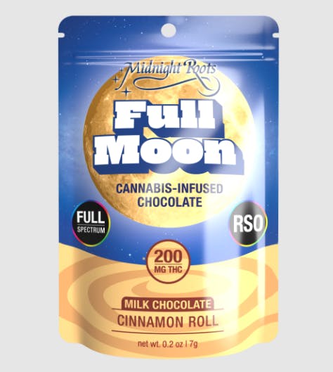 Product: 1:1:1 | White Chocolate Apple Fritter | 100mg THC x 100mg CBD x 100mg CBG | 1pk | Full Moon | Midnight Roots